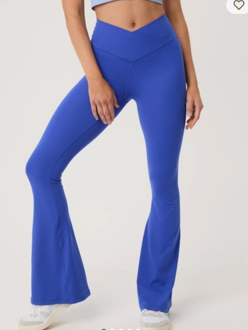 aerie Real Me High Crossover High-Rise Flare Leggings